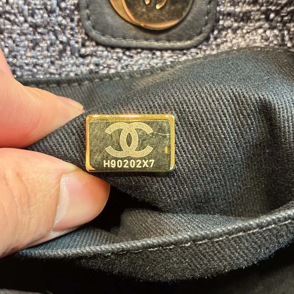 Chanel Deauville Tote Raffia With #242402C40B - Picture 8 of 8